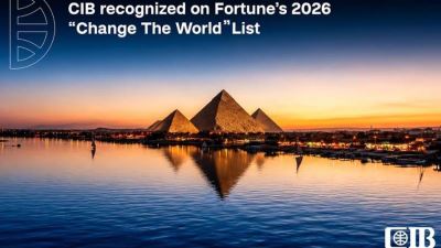 البنك التجاري الدولي-مصر CIB ينفرد بتمثيل أفريقيا والشرق الأوسط في قائمة فورتشن «الشركات التي تُغيّر العالم» تقديرًا لتوسيع آليات التمويل المستدام