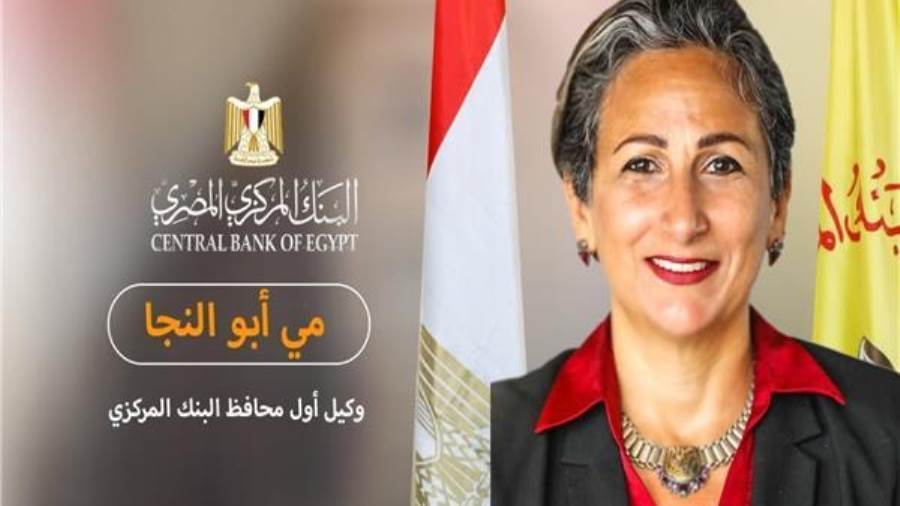 مي أبو النجا وكيل أول محافظ البنك المركزي المصري