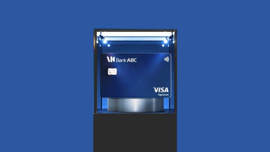 بطاقات Visa الائتمانية من بنك ABC