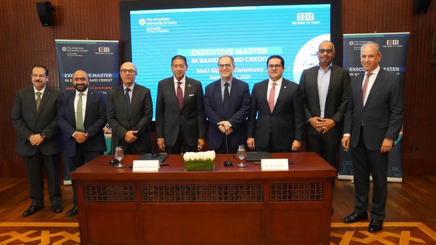 البنك التجاري الدولي-مصر CIB يتعاون مع AUC لإطلاق أوّل برنامج ماجستير تنفيذي في الأعمال المصرفية والائتمان البنك التجاري الدولي-مصر CIB يتعاون مع AUC لإطلاق أوّل برنامج ماجستير تنفيذي في الأعمال المصرفية والائتمان