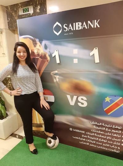 صور| بنك SAIB يضيف أجواء تشجيعية قبل مباراة مصر الثالثة