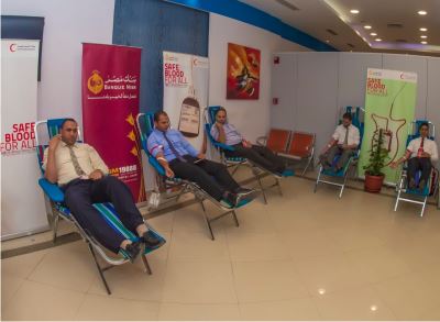 بنك مصر ينظم حملة للعاملين للتبرع بالدم