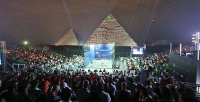 حضور جماهيري كبير لبطولة CIB للاسكواش