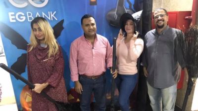 صور| موظفو EG Bank يحتفلون بالهالوين