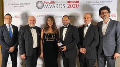 المشرق يحصد جائزة أفضل بنك خاص لعام 2020 من WealthBriefing MENA