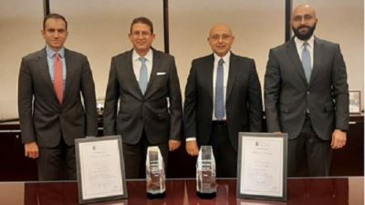 بنك عوده - مصر يحصد جائزتين من مؤسسة «ذا جلوبال إيكونومكس»