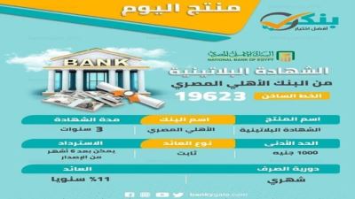 الشهادة البلاتينية الثلاثية من البنك الأهلي المصري «إنفوجرافيك»