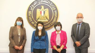 التعاون الدولي تطلق منصة التعاون التنسيقي المشترك للمشروعات متناهية الصغر بمشاركة المركزي