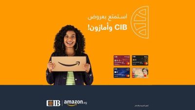 بطاقات البنك التجاري الدولي CIB تقدم خصم 10% لدى أمازون مصر