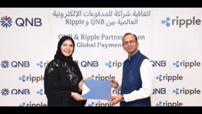مجموعة QNB تعلن شراكتها مع Ripple لتعزيز خدمات الدفع الدولي