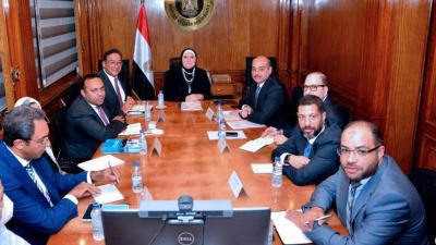 جامع تستعرض مع بعثة البنك الدولي تطورات برنامج التنمية المحلية بمحافظات الصعيد