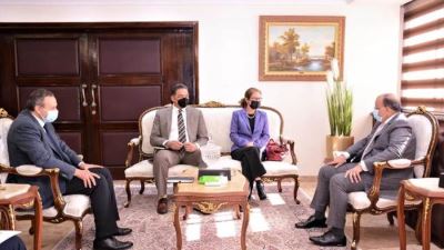 شعراوي يبحث مع وفد البنك الدولى مستجدات برنامج التنمية المحلية بالصعيد