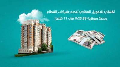 الأهلي تتصدر شركات التمويل العقاري بتمويلات 1.73 مليار جنيه في 11 شهرًا «إنفوجرافيك»