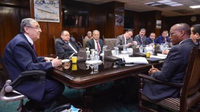 وزير الكهرباء يبحث مع وفد بنك التنمية الإفريقي استعدادات مؤتمر تغير المناخ COP27