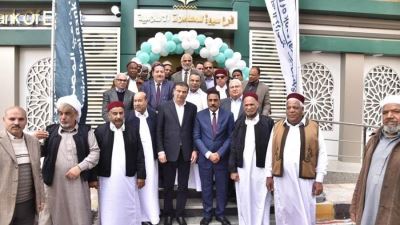 علاء فاروق يفتتح فرع البنك الزراعي للمعاملات الإسلامية بواحة سيوة «صور»