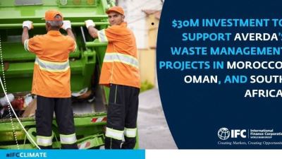 اتفاق بين مؤسسة التمويل الدولية وأفيردا لإدارة النفايات في الشرق الأوسط وإفريقيا