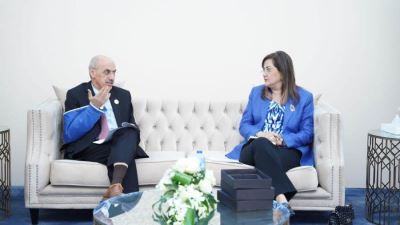 وزيرة التخطيط تبحث مع رئيس مجموعة البنك الإسلامي انطلاق الاجتماعات السنوية بشرم الشيخ