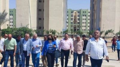 مي عبدالحميد تتفقد وحدات محدودي الدخل بمبادرة سكن لكل المصريين ببدر وحدائق العاصمة