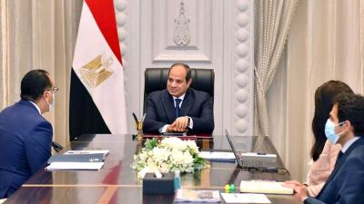 الرئيس السيسى يستعرض جهود وزارة التعاون الدولى فى حشد التمويلات الإنمائية لتغير المناخ