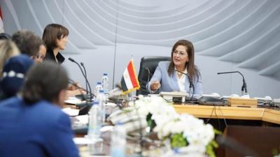 وزيرة التخطيط والتنمية الاقتصادية تلتقي المديرة الإقليمية للتنمية البشرية بالبنك الدولي