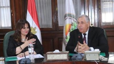 وزيرا الزراعة والهجرة يبحثان محفزات الاستثمار الزراعي للمصريين بالخارج