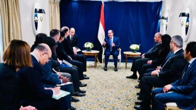 السيسي يستقبل رئيس البنك الدولي لتعزيز سُبل التعاون بينهم