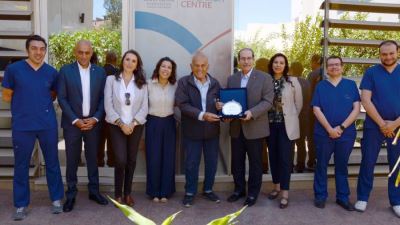 وفد من بنك saib بقيادة طارق الخولي يزور مركز اسوان للقلب