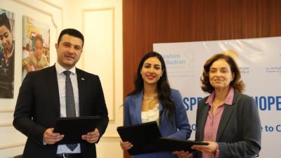 مؤسسة البنك التجاري الدولي توقع مشروع "معًا ننشر الأمل" مع "ساويرس و إبراهيم أحمد بدران"