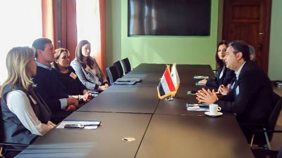 رئيس البريد المصري يلتقي الرئيس التنفيذي لـ "Visa Inc" لبحث سبل التعاون