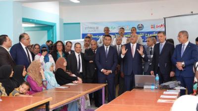 محافظ الفيوم ورئيسي جهاز تنمية المشروعات والبنك الزراعي يتفقدون البرنامج التدريبي لتفعيل مبادرة تنمية الأسرة المصرية