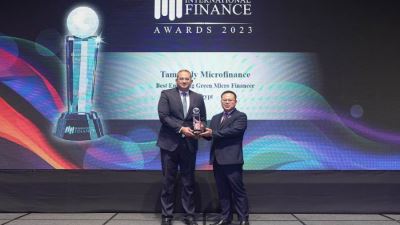 تمويلي تحصل على جائزة أفضل مؤسسة تمويل متناهي الصغر صديقة للبيئة ناشئة في مصر 2023