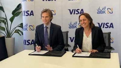 Al Ahli Bank of Kuwait-Egypt signs a long-term partnership with Visa to expand digital payment solutions